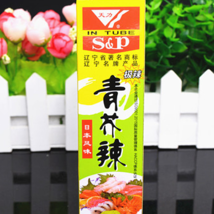天力青芥末膏43g*100支/箱青芥辣日本风味寿司海鲜蘸料非进口芥辣图2