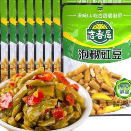 【包邮】吉香居下饭菜咸菜下饭菜12种口味佐餐开胃小菜80g批发图2
