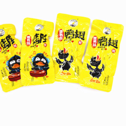 小鸭水上漂烤脖嘿鸭味1份10根糖醋鸡脖子麻辣非鸭脖熟食即食零食图3