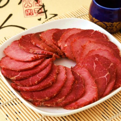 包邮张飞牛肉225g五香原味四川特产牛肉干休闲零食整块卤牛肉图3