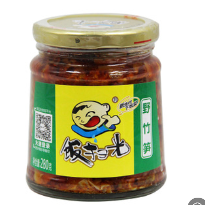 饭扫光280g下饭菜8味可选爆炒菌片/香辣什锦方便小袋佐餐调味批发图2