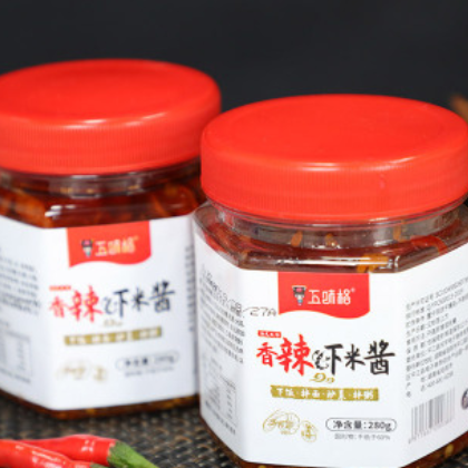 五味格产地直供湖南特产辣椒酱下饭菜调味酱批发香辣伴饭菜虾米酱图3