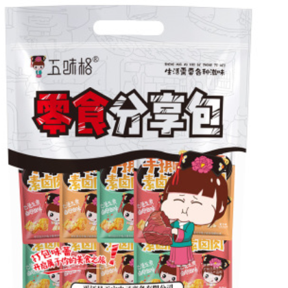 五味格香辣素牛肉50包湖南特产零食休闲小吃即食豆干制品批发图2