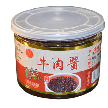 金胜华辣椒酱调味品下饭酱 牛肉酱400克图2