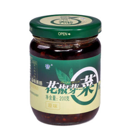 【薇娅推荐】大红袍情人花椒芽菜油辣椒酱烧烤火锅拌饭下饭酱3瓶图2