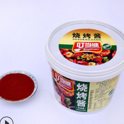 叮当婆烧烤酱炸串食品2.25kg*4桶 商用烤肉烤蔬菜蘸料图2