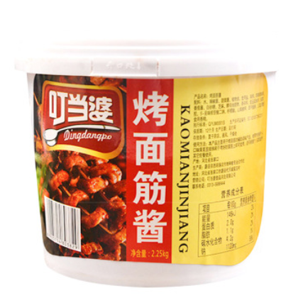 叮当婆烤面筋酱料2.25kg*4桶韩式调味酱烤面筋酱料图3