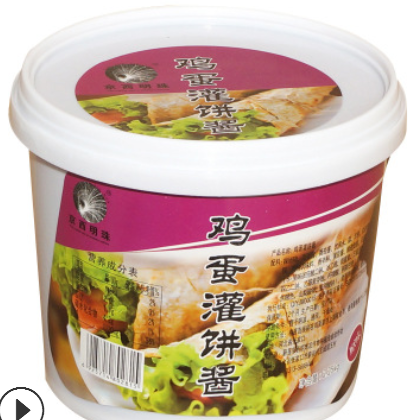 京西明珠鸡蛋灌饼原味辣椒酱调味品2.25kg*4桶 商用大桶图3