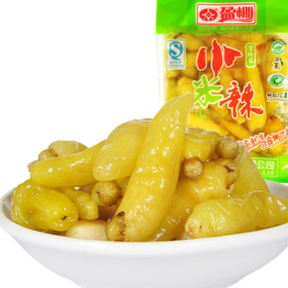 盈棚小米辣100g四川泡菜泡椒野山椒自制泡凤爪调味料整箱批发包邮图2