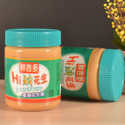 厂家直销鲜吉多柔滑花生酱330克*12瓶餐饮调味酱超市餐饮批发专供图2