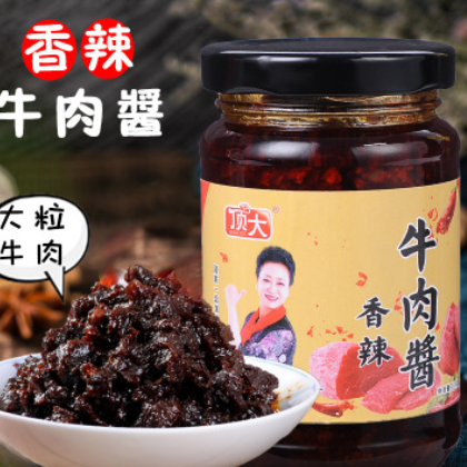 顶大210g多口味下饭酱夹馍酱拌面辣椒酱图3