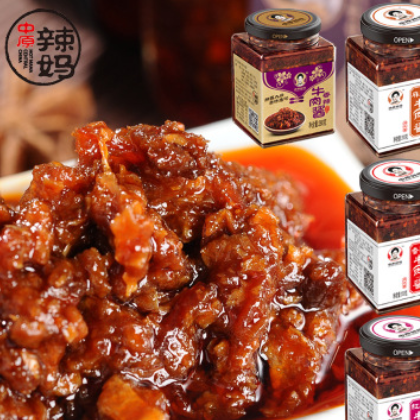 牛肉酱香菇酱下饭菜拌面酱批发 辣椒酱下饭酱多种口味 200克图2