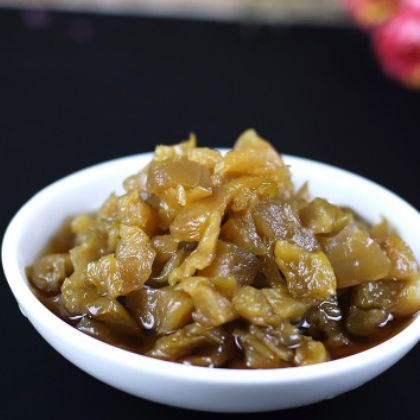 三和四美酱甜瓜瓶装小菜375g早餐下饭菜开胃扬州特产酱菜罐装咸菜图2