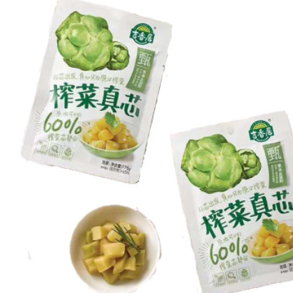 榨菜真芯175g* 鲜脆榨菜不辣 下饭菜香甜咸开味菜咸菜杂菜