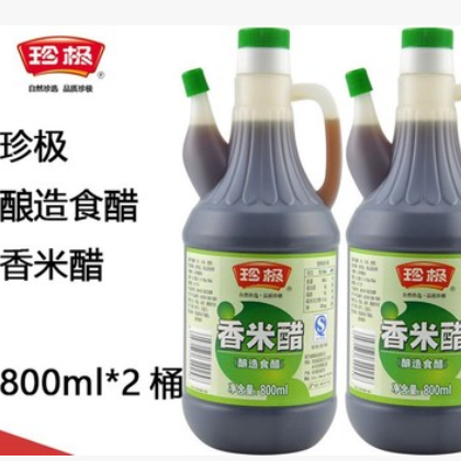 晨友调料 6袋箱装醋 凉拌烹饪调味品 400ml米香醋调味料