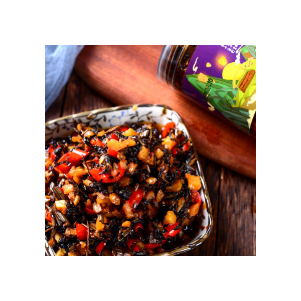 思乡山梅干菜280g*1瓶装湖南特产下饭拌面酱图2