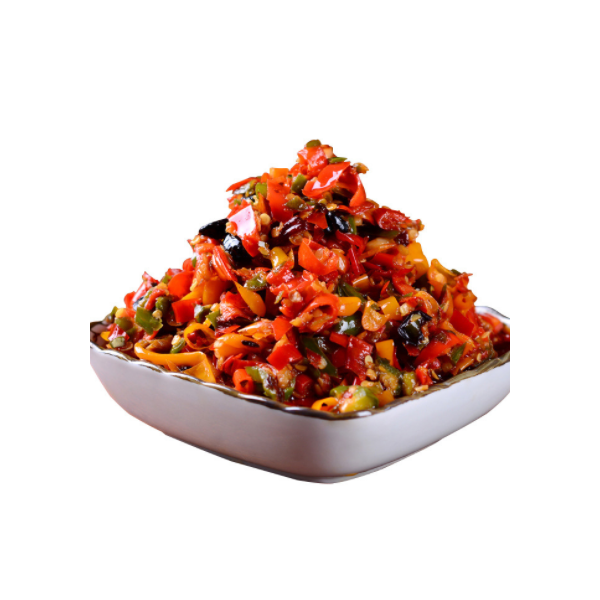 思乡山湖南特产剁辣椒农家拌饭特辣彩椒下饭菜香辣酱280g*1罐装图3