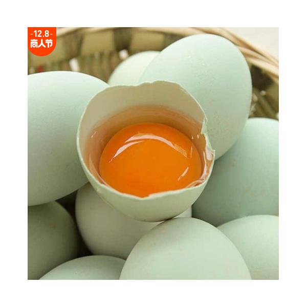 深子湖绿壳鸡蛋农场基地直发初生鸡蛋农家新鲜鸡蛋蒸蛋乌骨鸡蛋
